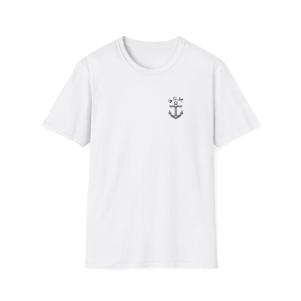 Pirate Skull Anchor T-Shirt — S.C.M. Graphic Tee