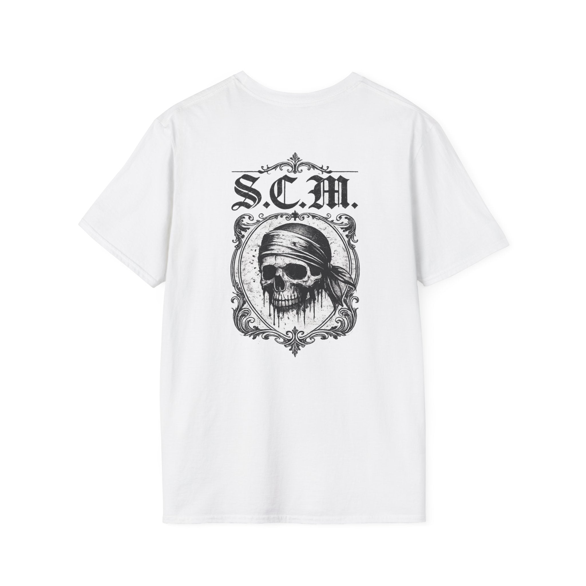 Pirate Skull Anchor T-Shirt — S.C.M. Graphic Tee