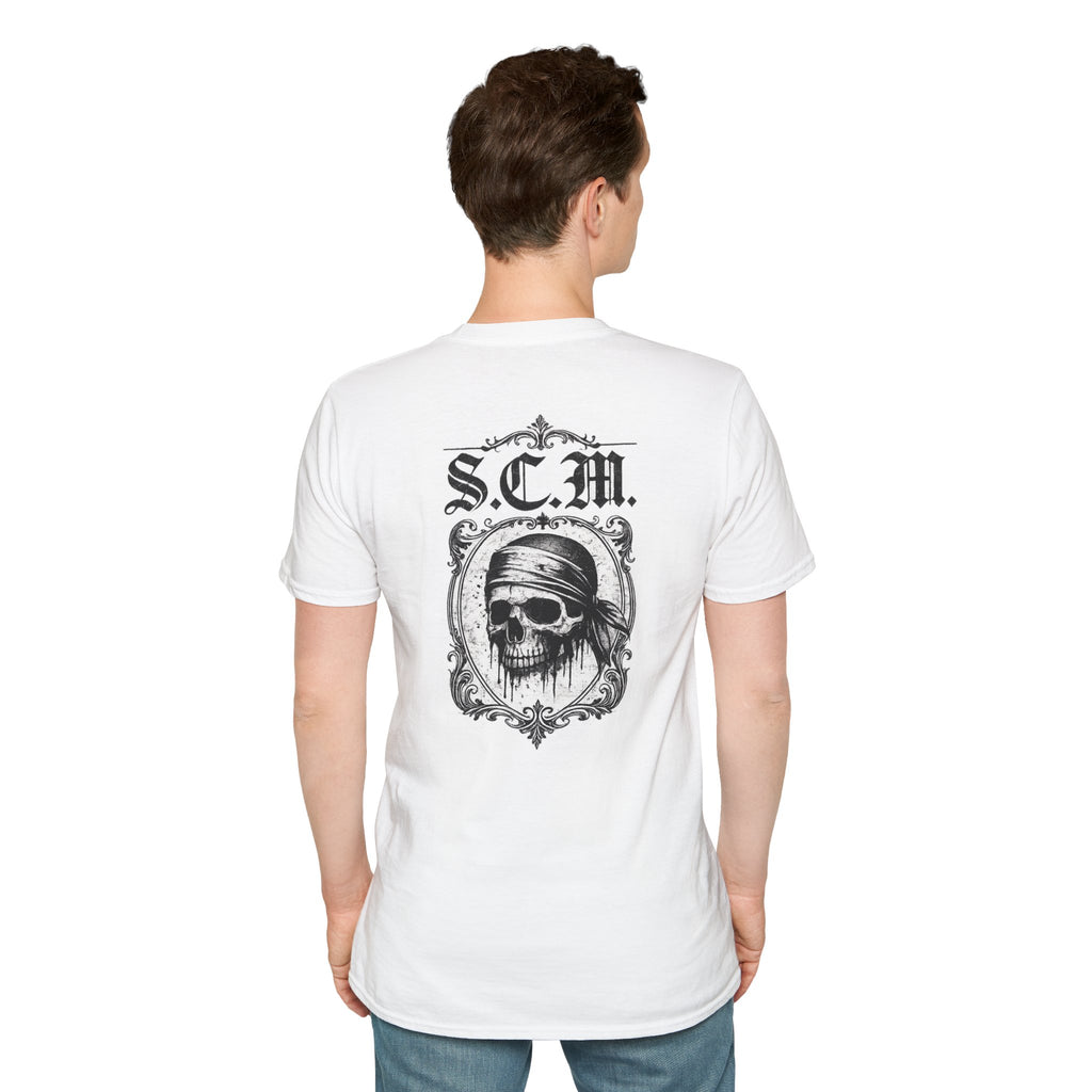 Pirate Skull Anchor T-Shirt — S.C.M. Graphic Tee