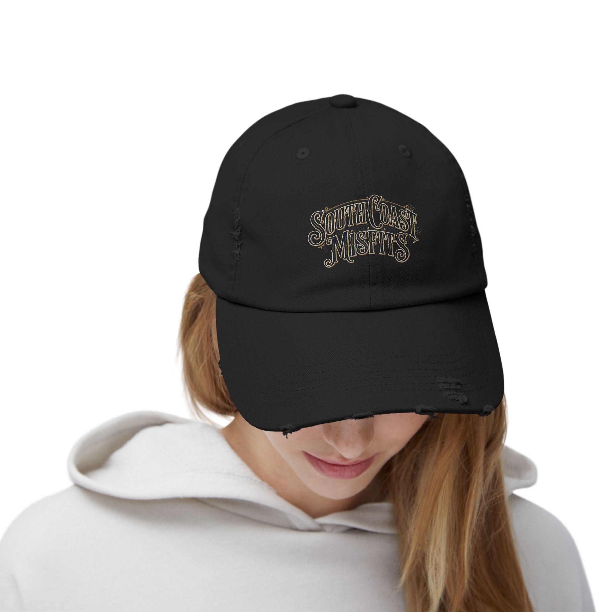 Distressed 'South Coast Misfits' Baseball Cap