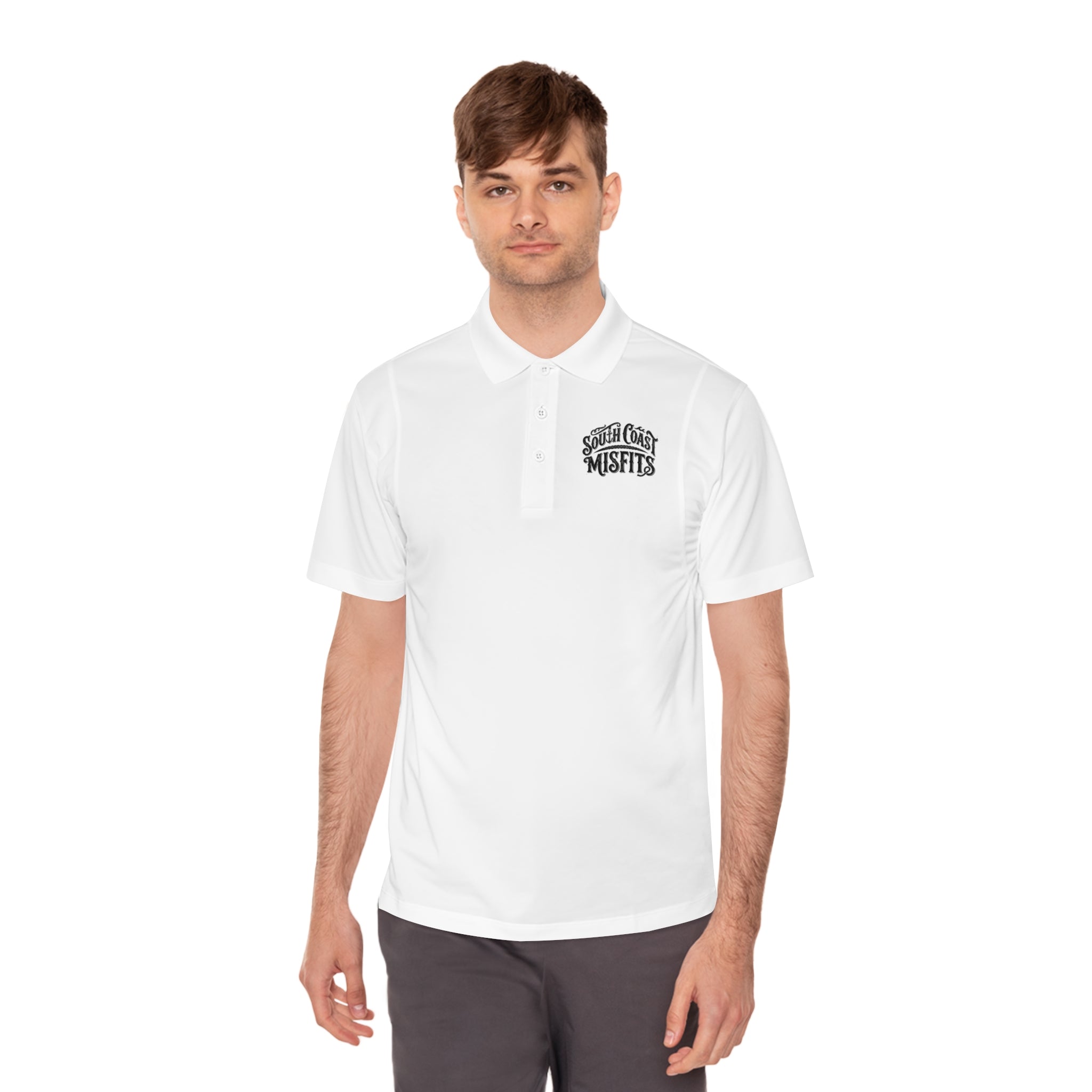 Men's Sport Polo — 'Senior Class Misfits' Small Chest Logo Polo