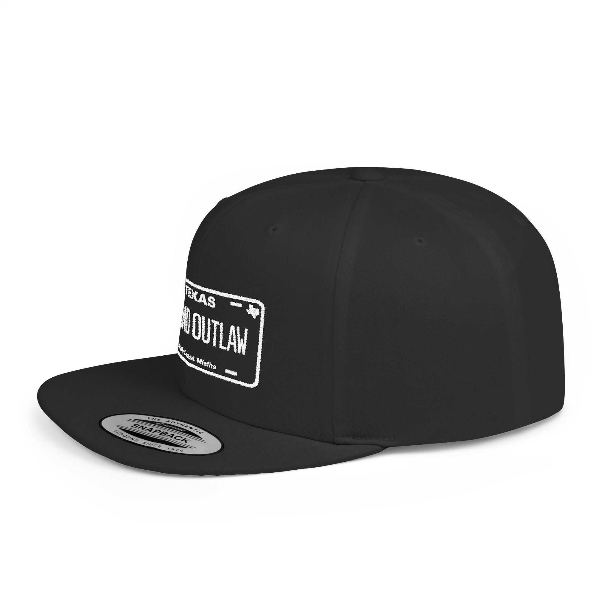 Island Outlaw Texas Flat Bill Snapback Hat