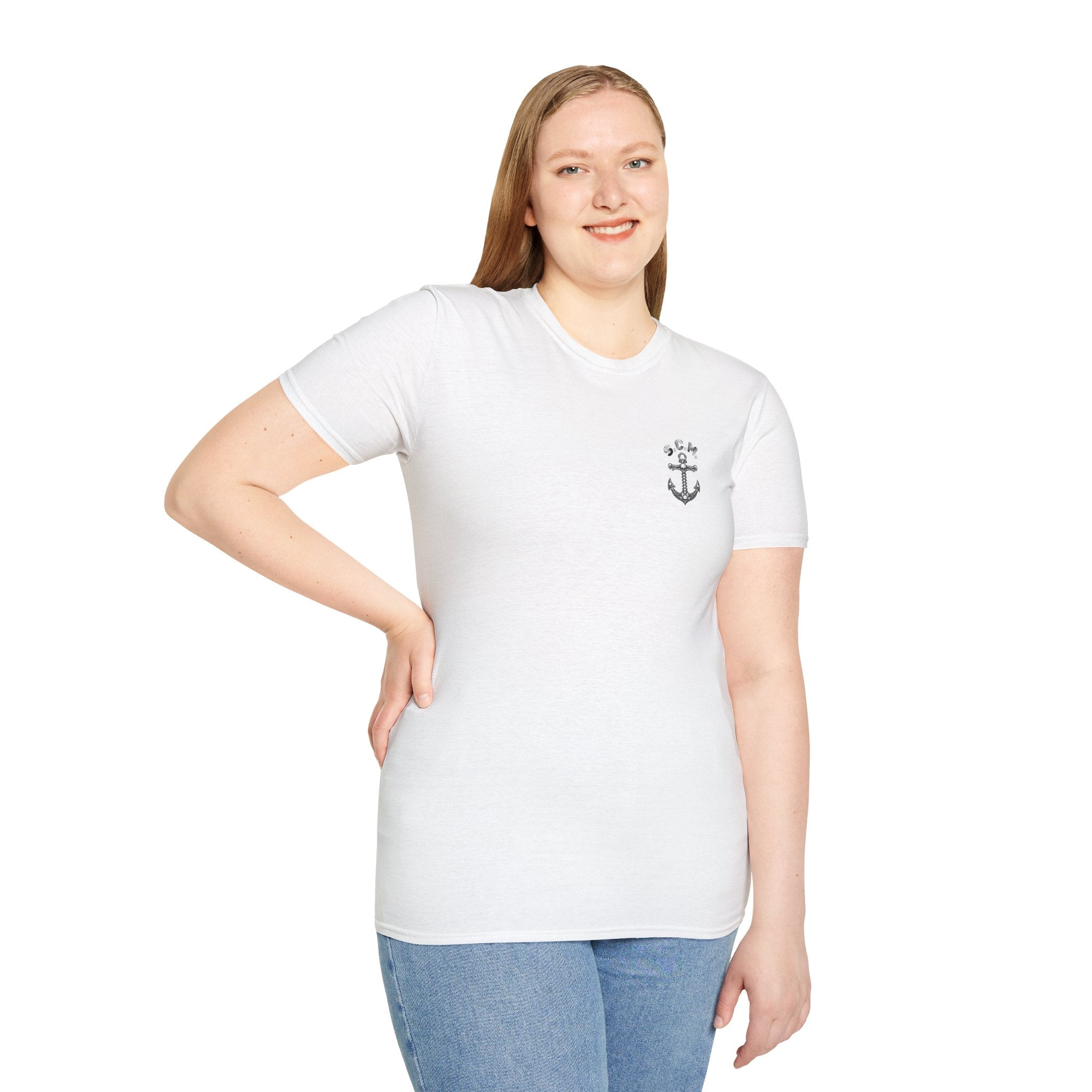 Pirate Skull Anchor T-Shirt — S.C.M. Graphic Tee