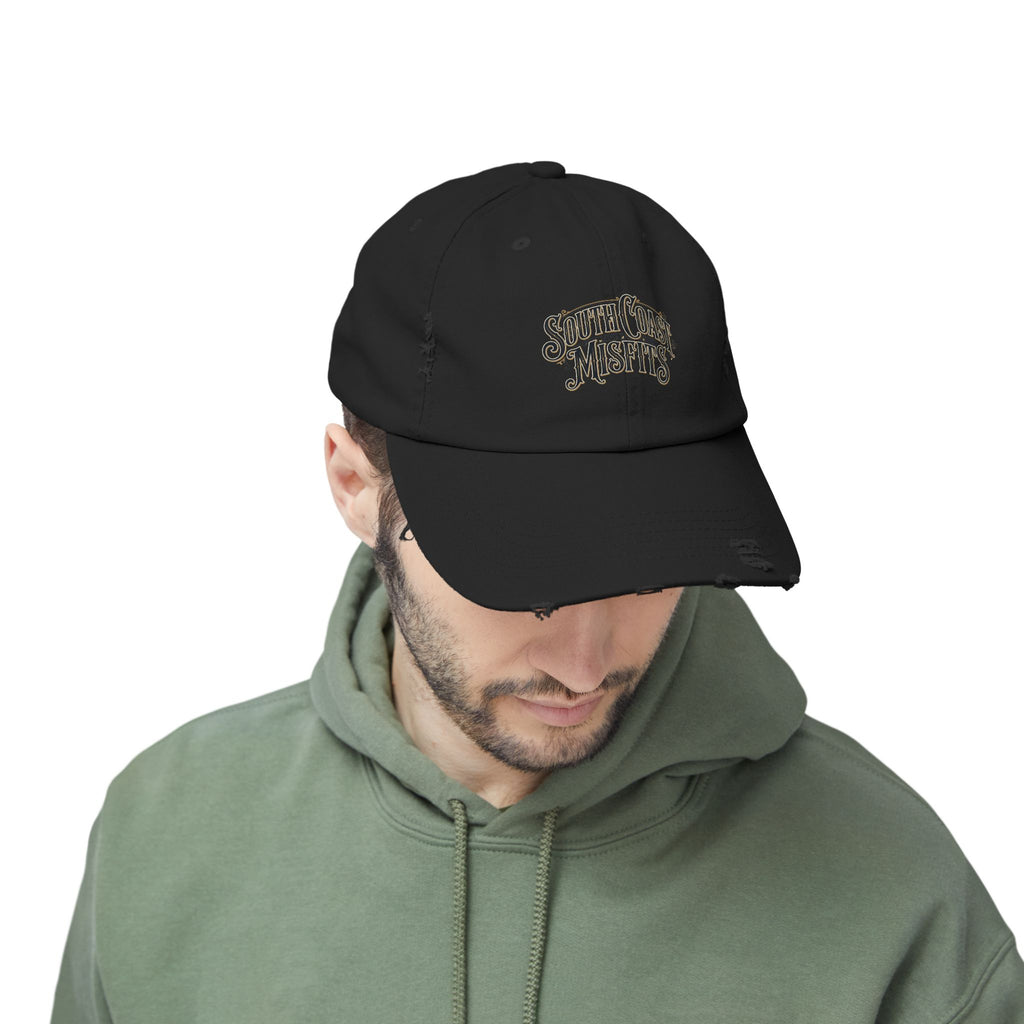 Distressed 'South Coast Misfits' Baseball Cap