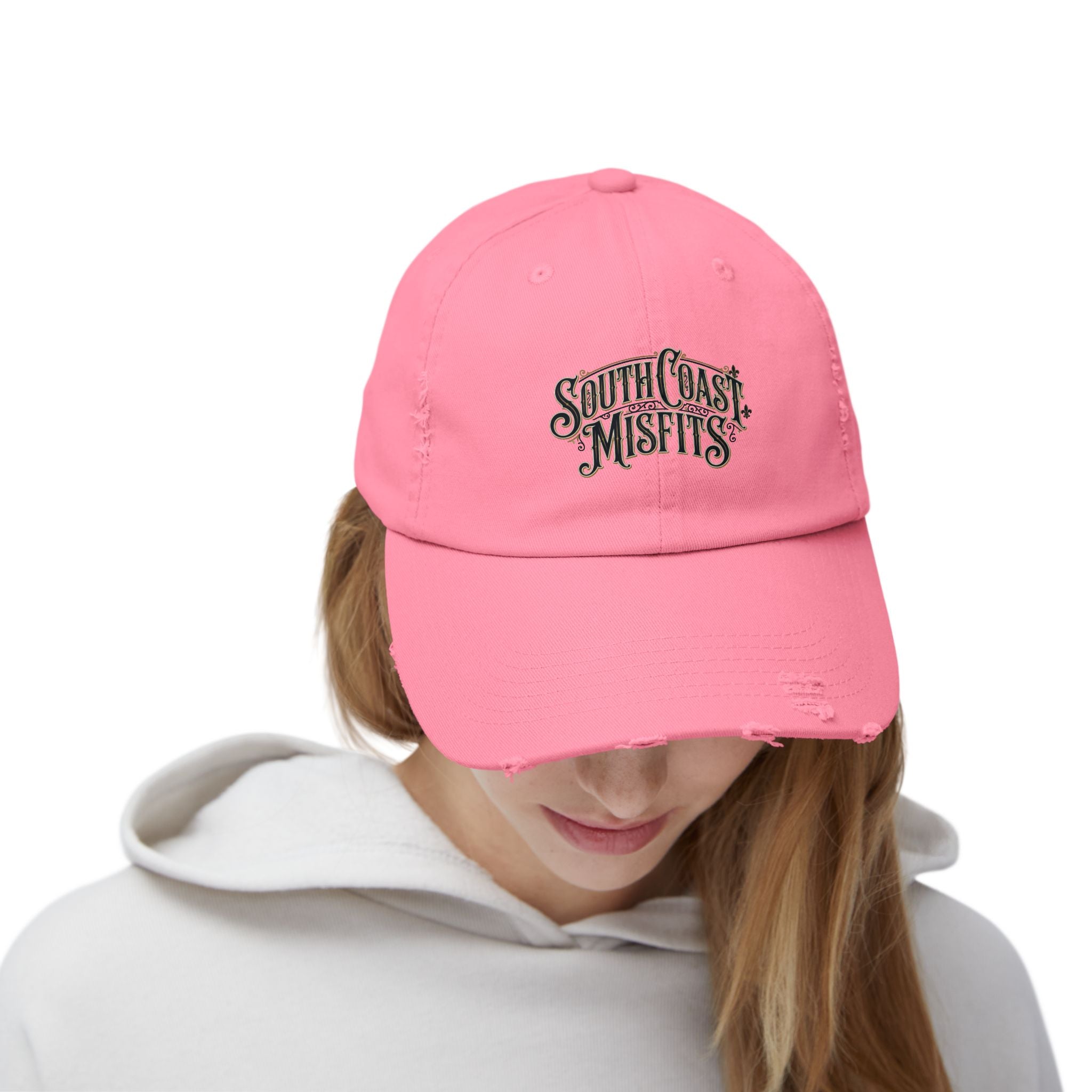 Distressed 'South Coast Misfits' Baseball Cap