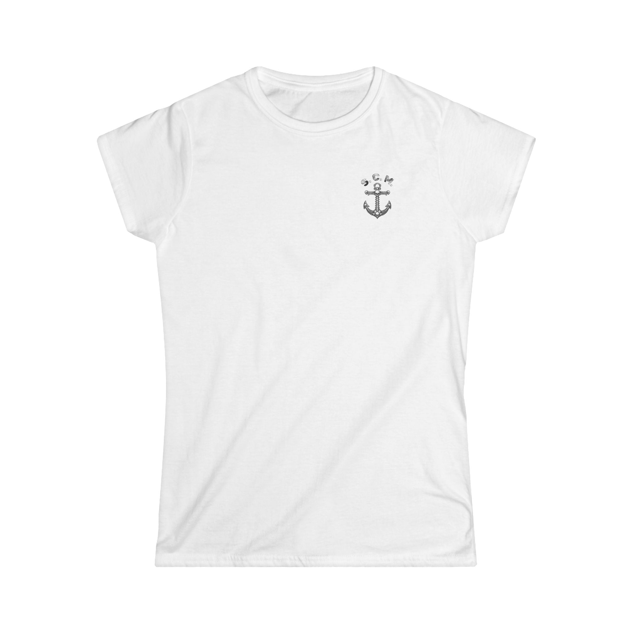 South Coast Misfits Seahorse Floral Tee — Women's Nautical Graphic T-Shirt